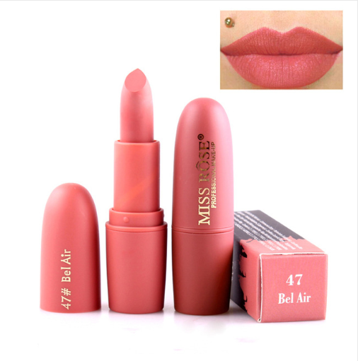 Miss Rose Moisturizing Comfort Matte Long Lasting Low Fade Lipstick