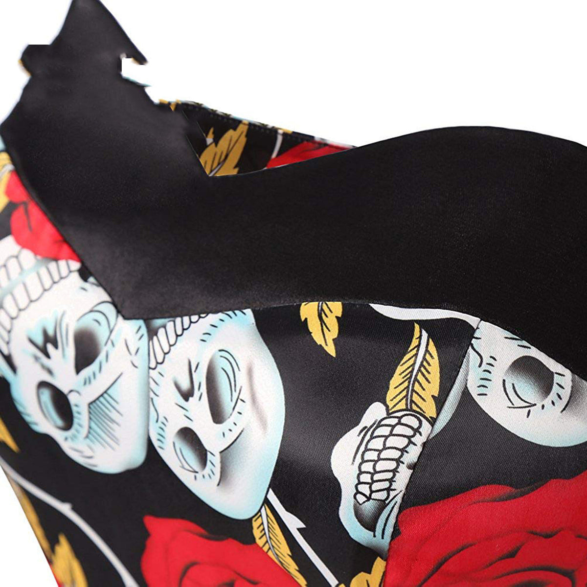 Halloween All Over Print Halter Hepburn Swing Dress