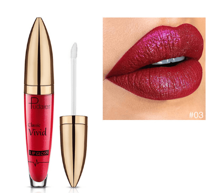 Pudaier matte pearlescent non-stick diamond lip gloss