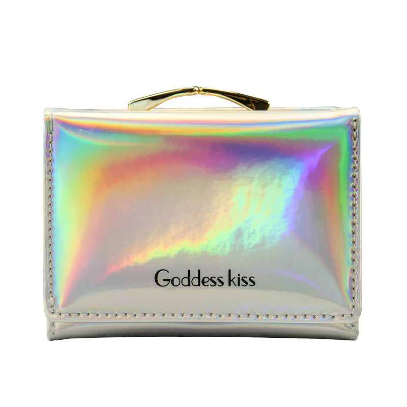 Laser Small Wallet Rainbow Mermaid Colors