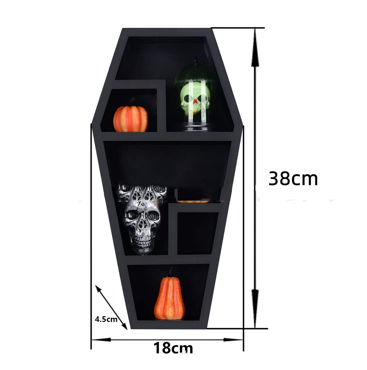 Coffin Shelf Home Decoration