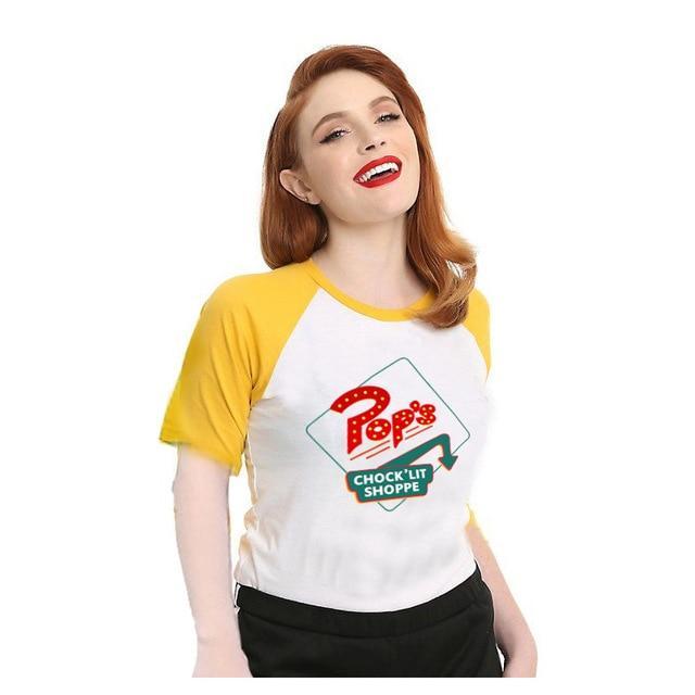 Riverdale River Vixen Or Pops Diner Round Neck Short Sleeved Graphic Print Tee Shirt