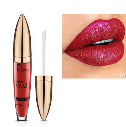 Pudaier matte pearlescent non-stick diamond lip gloss