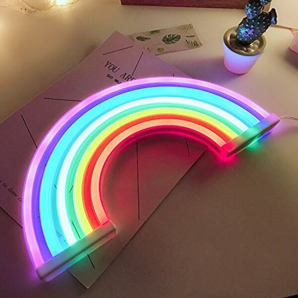 LED Neon Sign Style Rainbow Neon Light