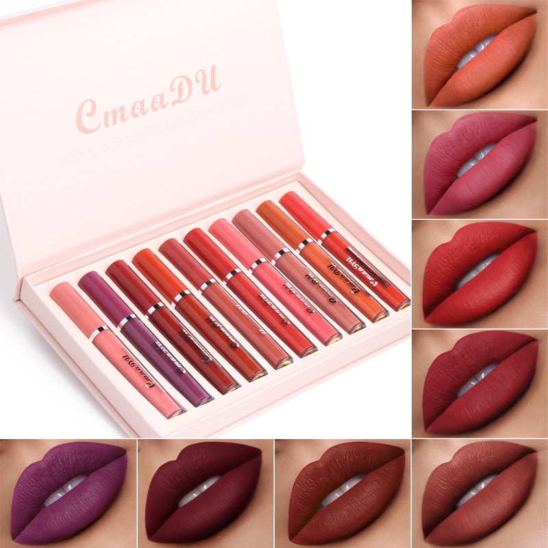 Women's Waterproof Matte Lipstick Liquid Lipstick Set