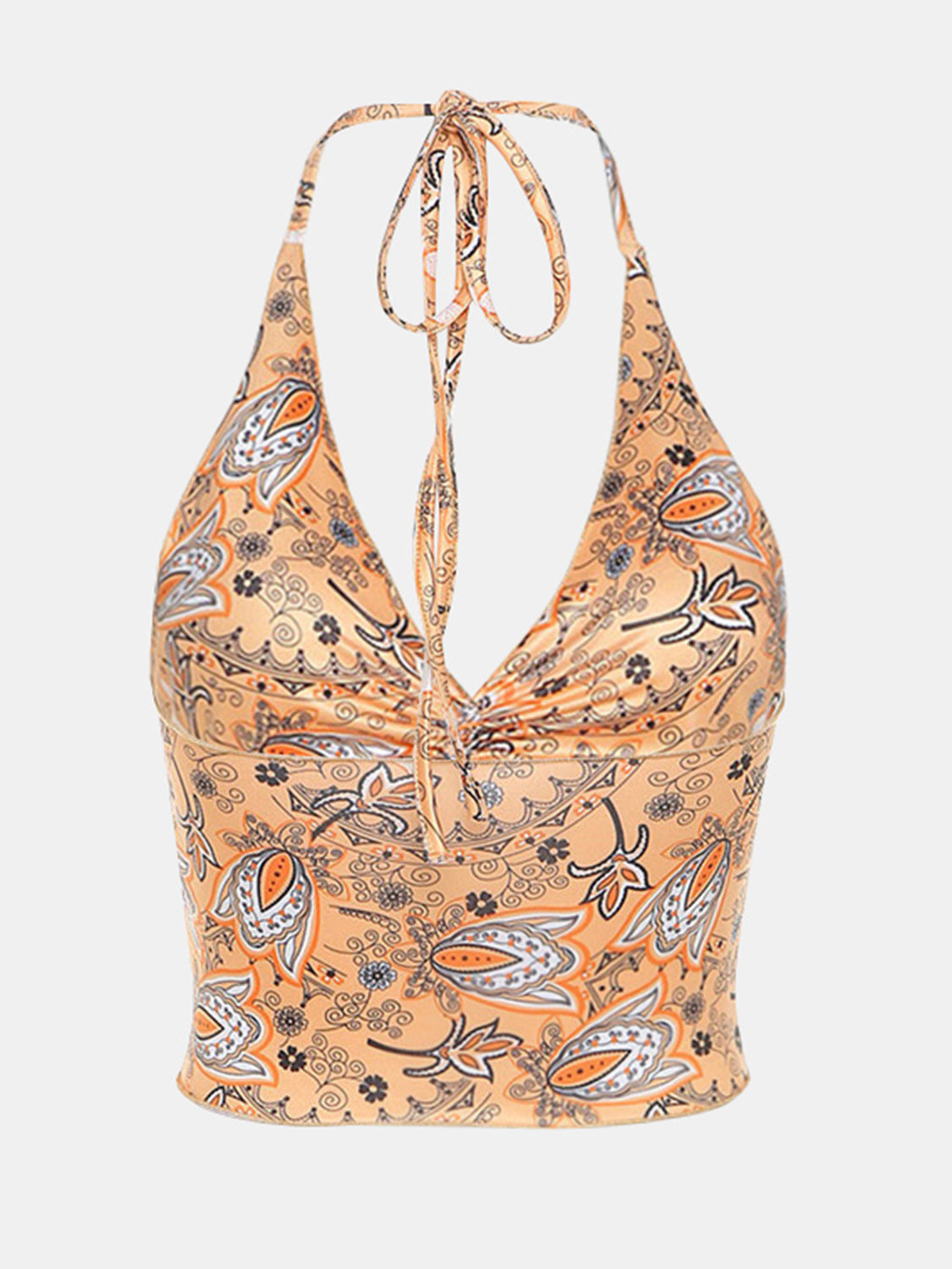 Printed Halter Neck Cami