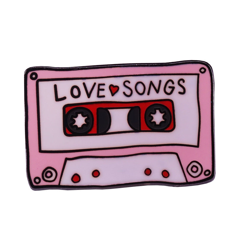 Love Song Mix Tape Enamel Pin