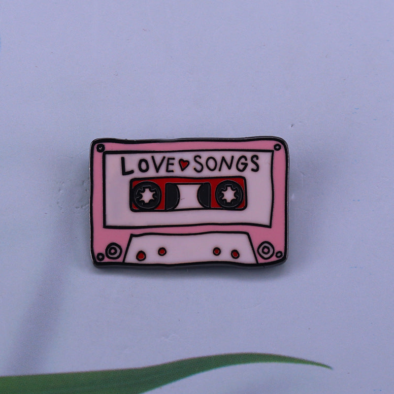 Love Song Mix Tape Enamel Pin