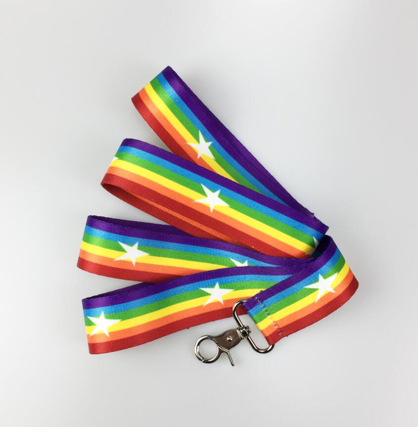 Rainbow dog leashes