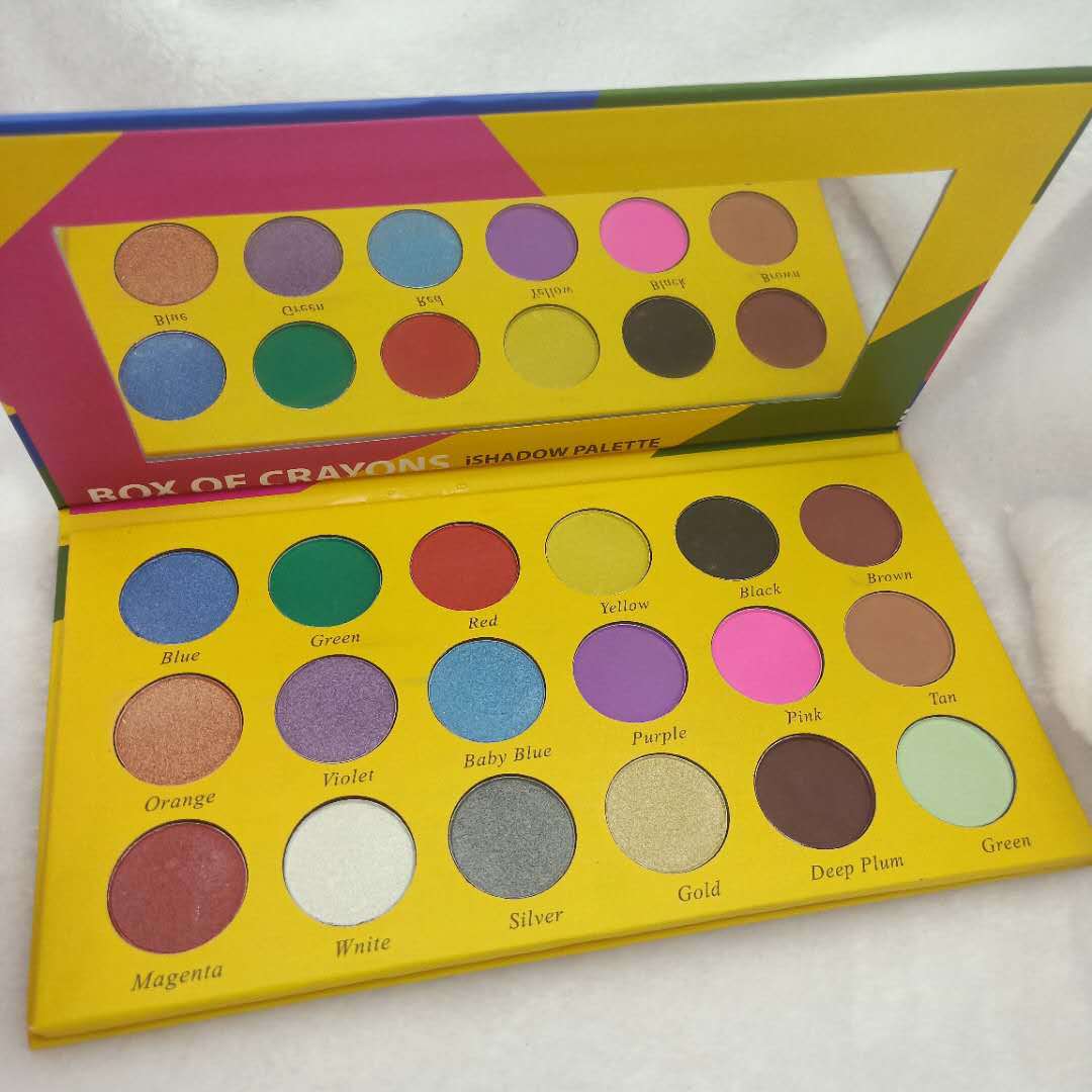 The Crayon Case Box Of Crayons 18 Color eyeshadow palette