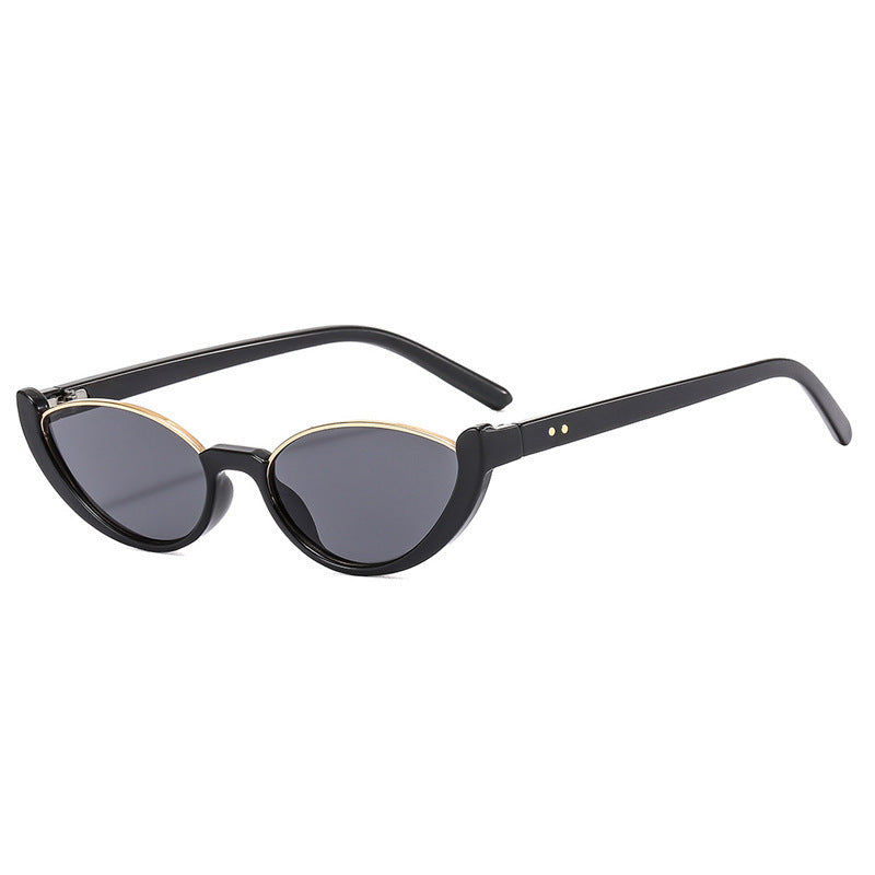 Cat Eye Half Frame Trending Fashion Sunglasses