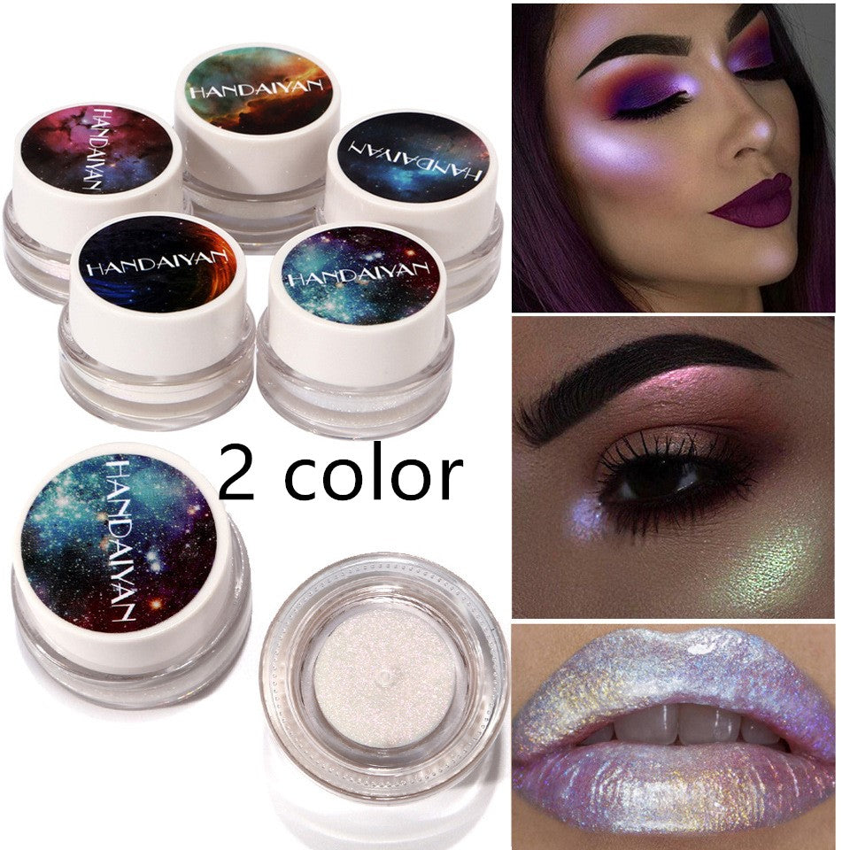 5 Colors Aurora Chameleon Shimmer And Shift Rainbow Highlighting Cream