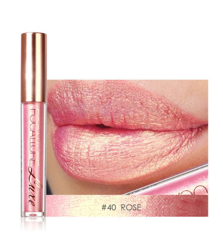 Focallure Chameleon Metallic Wet Look Matte Liquid Lipstick Glazing Topper