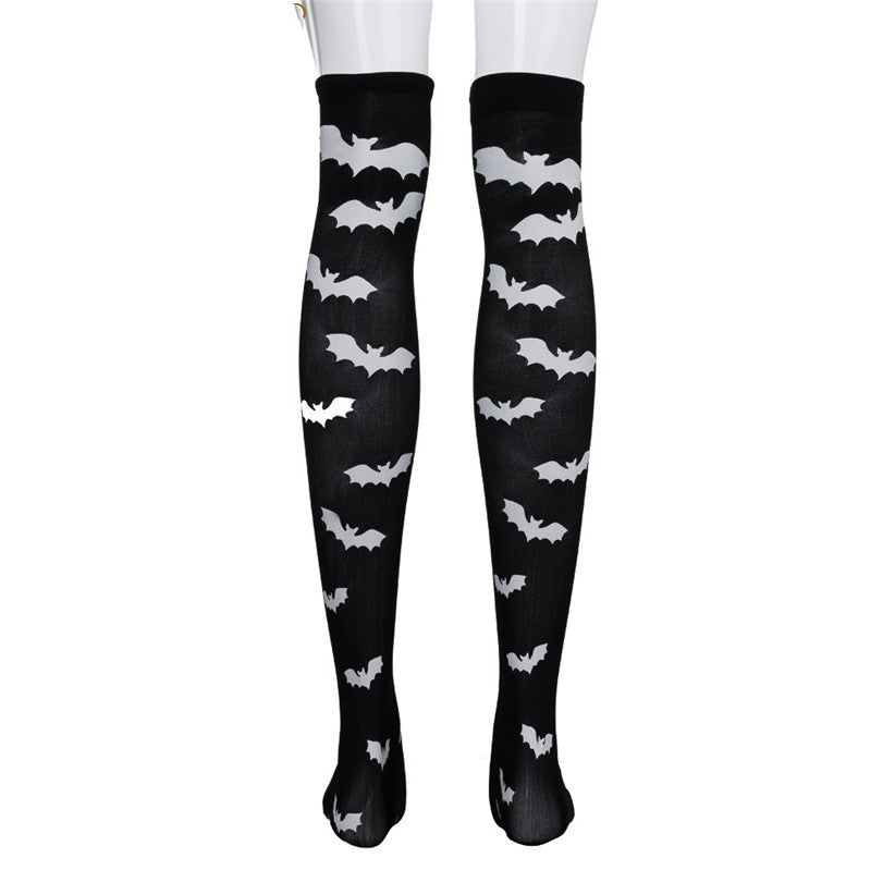 Party Bat Knee High Socks