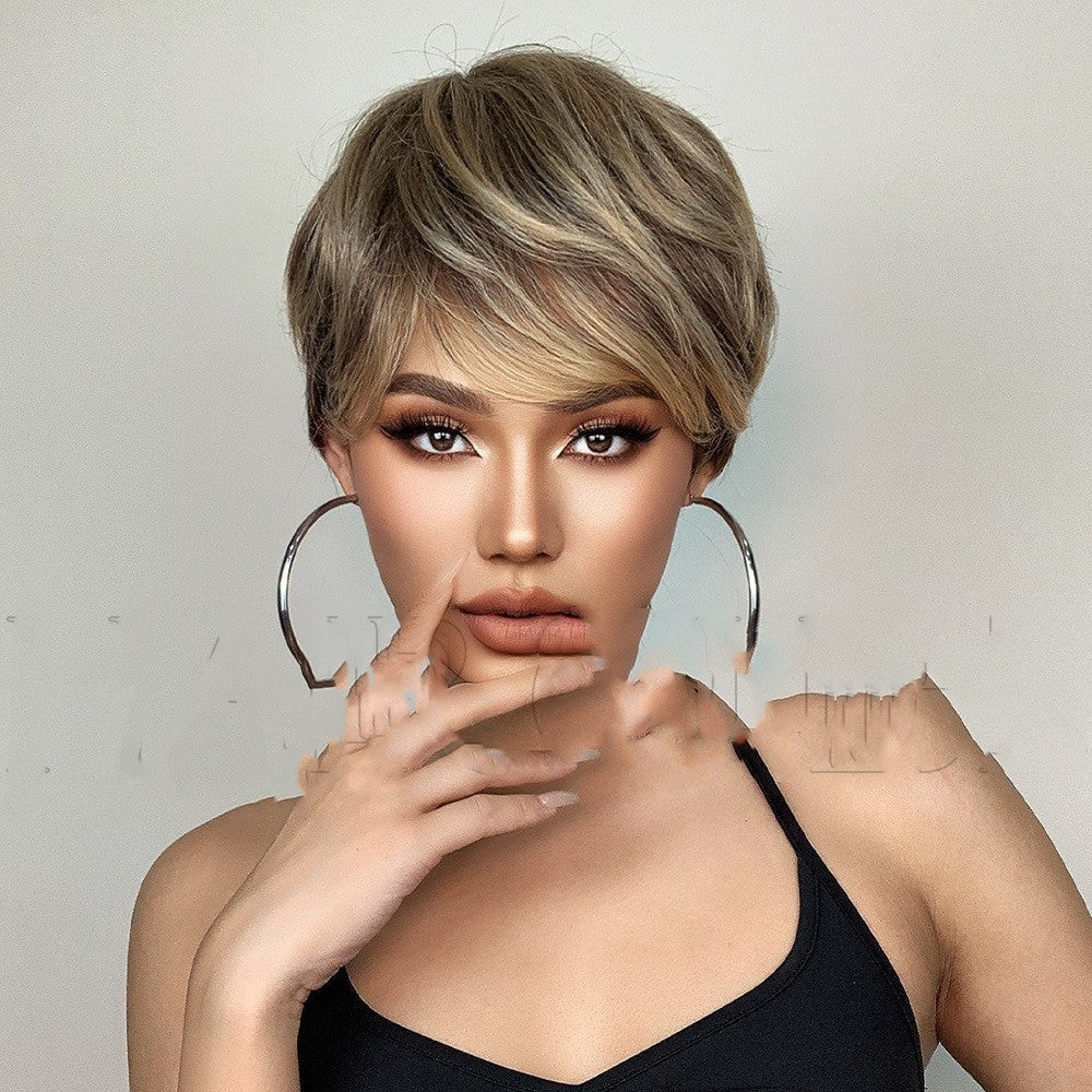 Short Pixie Haircut Five Color Styles Cosplay Wig