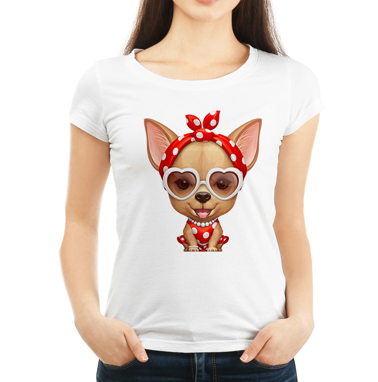 Chillin’ Chihuahua Cute Dog Graphic Tee