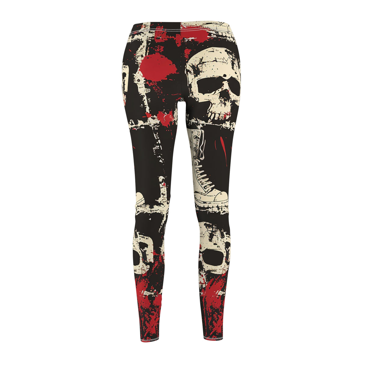 Punk Prints Two | Goth Unicorn Originals | Women's Cut & Sew Casual Leggings (AOP)