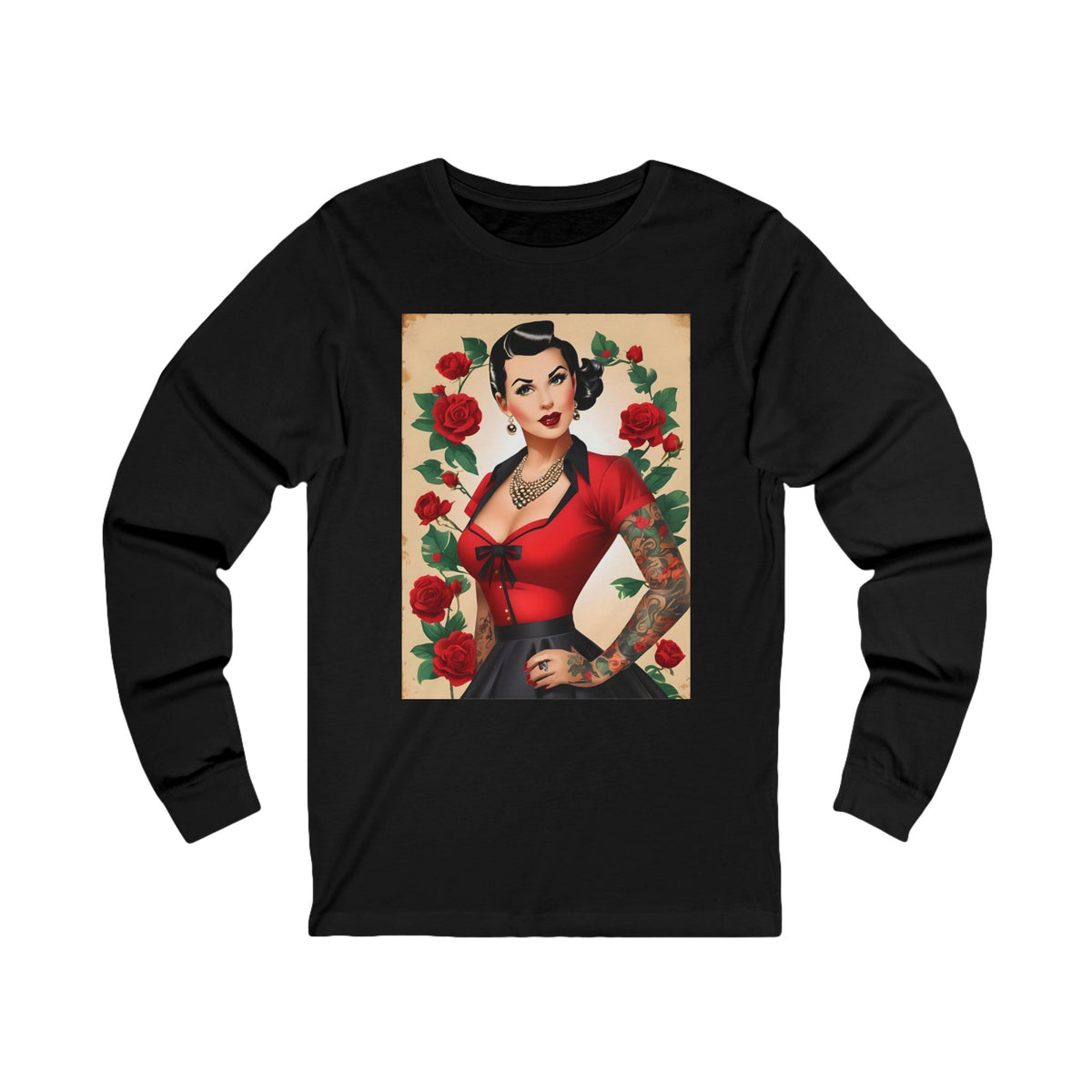 Doo Wop Drip Beauty Unisex Jersey Long Sleeve Tee