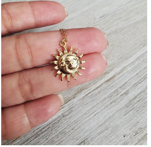 As Bright As The Sun Pendant Necklace