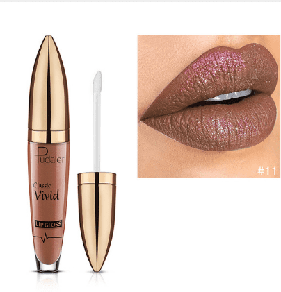 Pudaier matte pearlescent non-stick diamond lip gloss