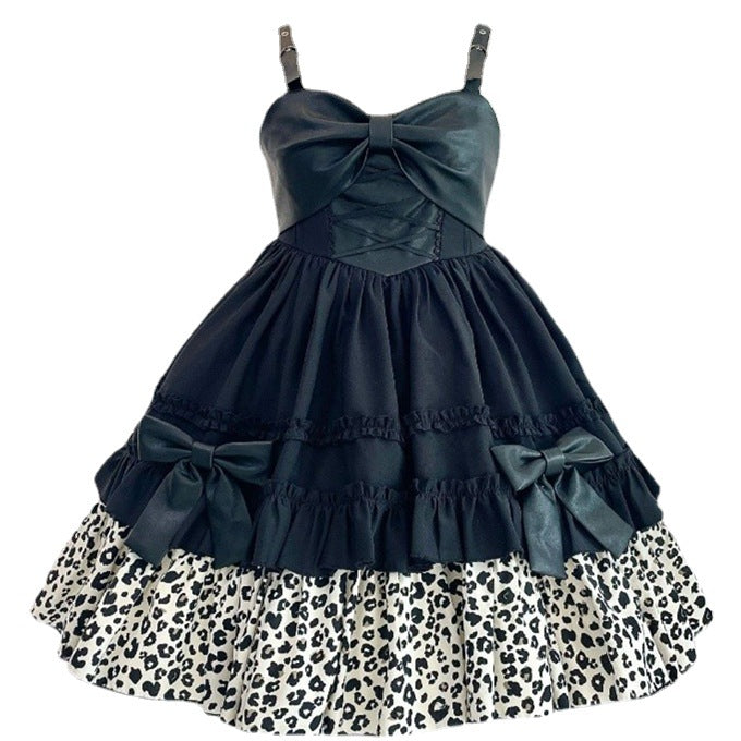 Lolita Sweet Cool Leopard Jsk Babes Punk Y2k