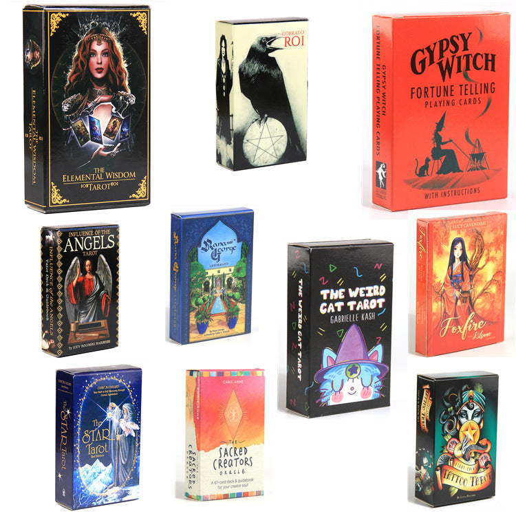 English Tarot Oracle Card Prism Deck Selection