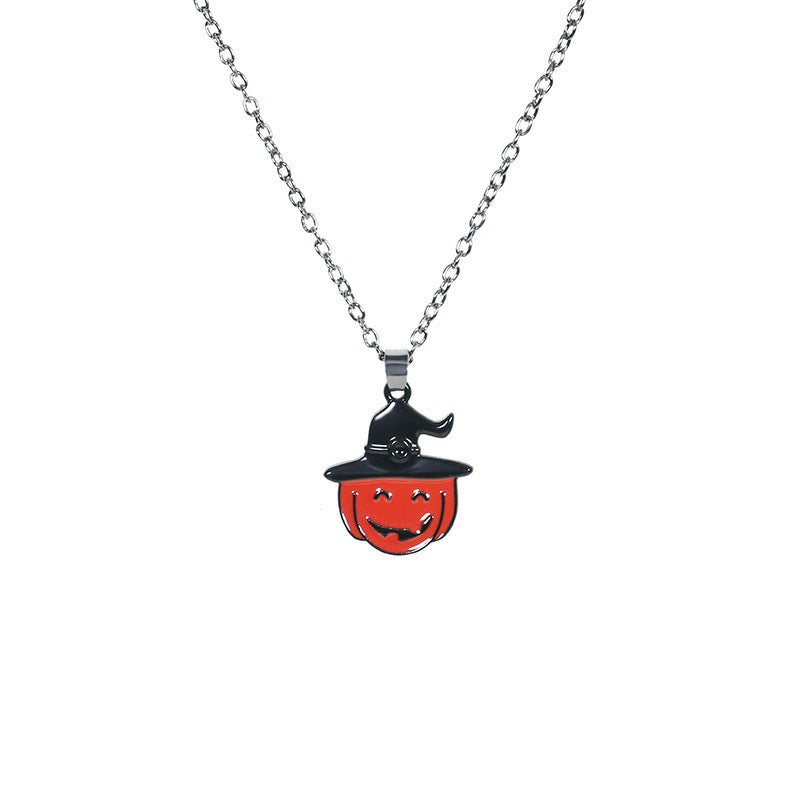 Spooky Halloween Costume Jewelry Long Necklace