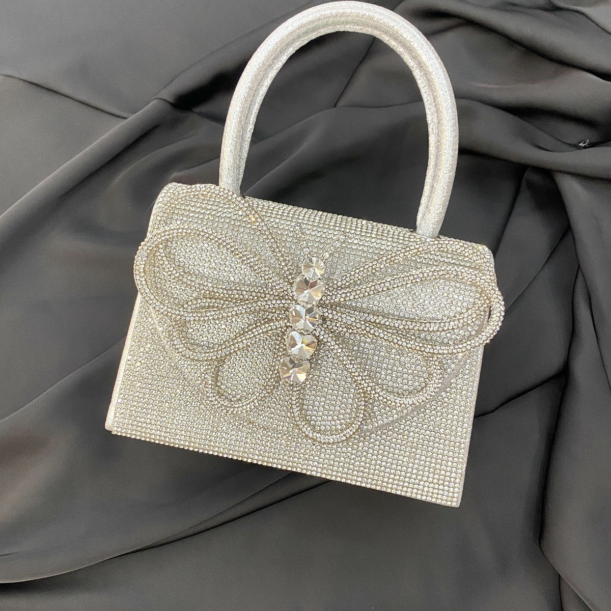 Women's Butterfly Embellishment Fashion Rhinestone Evening Bag