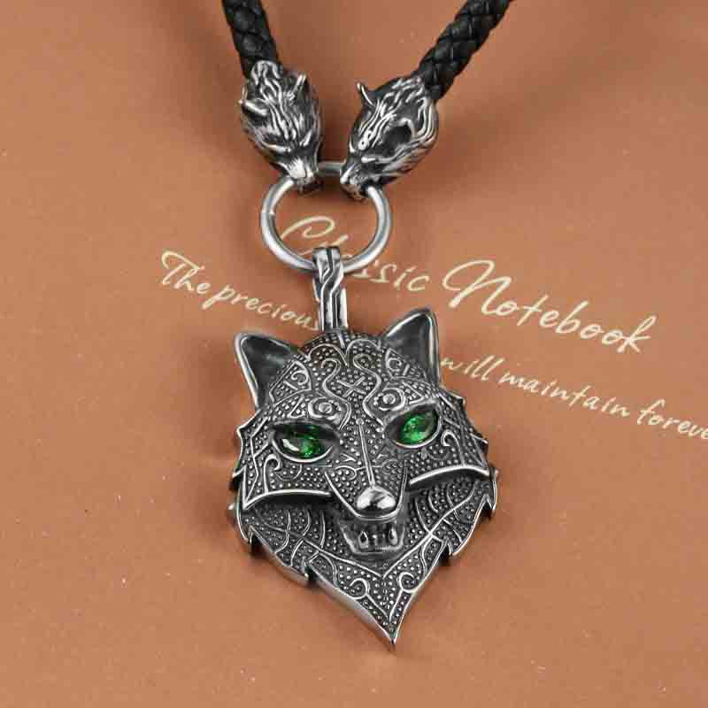 Better To See You With Nordic Wolf Necklace