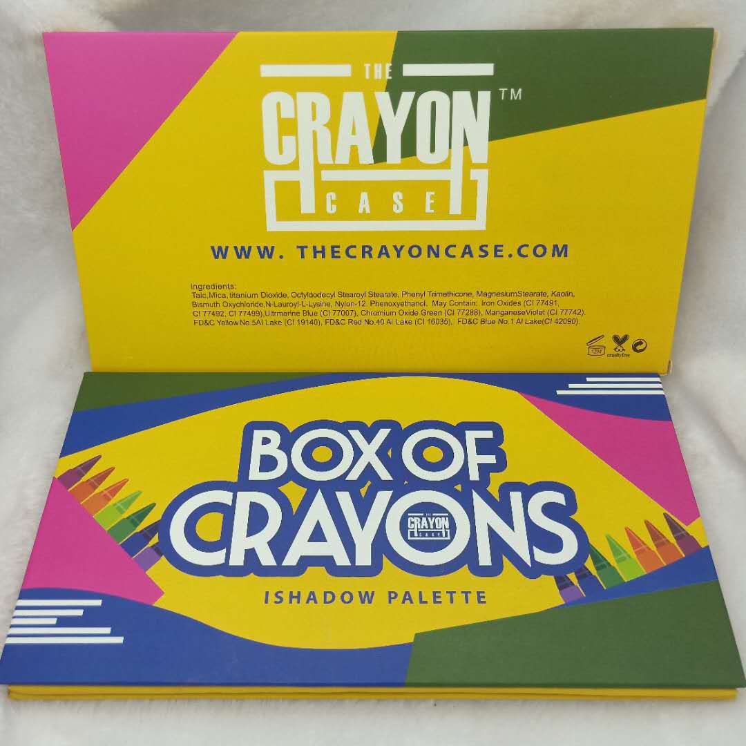 The Crayon Case Box Of Crayons 18 Color eyeshadow palette