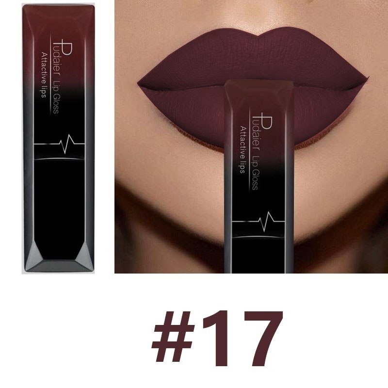 Pudier Liquid Lipstick Matte and Mettalic Matte Lipgloss Shades