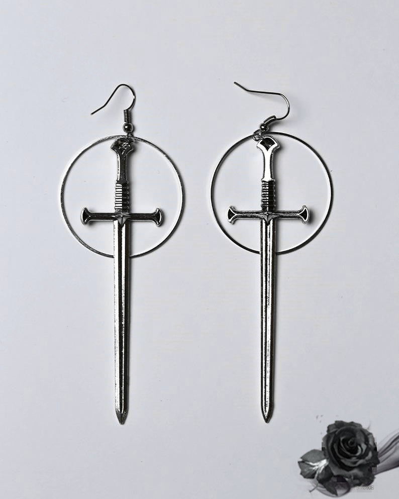 Dark Punk Witch earrings