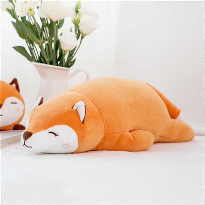 Four Fox Sakes The Lazy Fox Sleepy Pillow Plushie Stuffed Animal