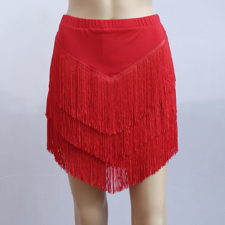 Fringe it Up Latin Dance Skirt