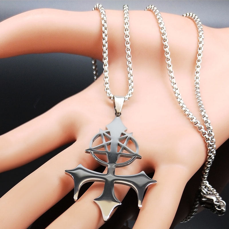 Five-pointed Symbol Fashion Gothic Necklace