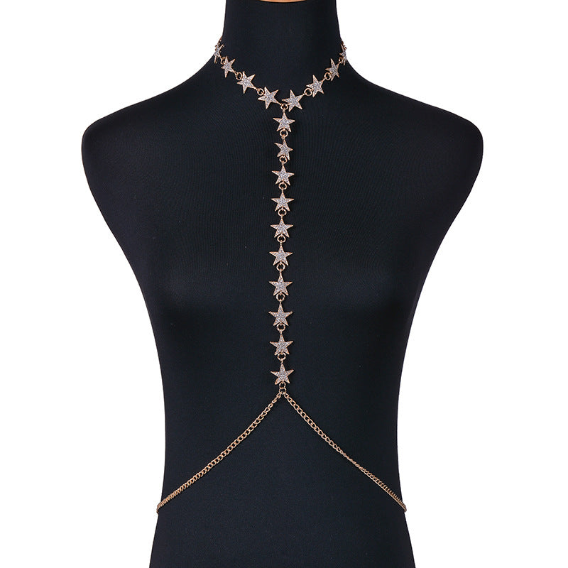 Flashy Starry Body Chain