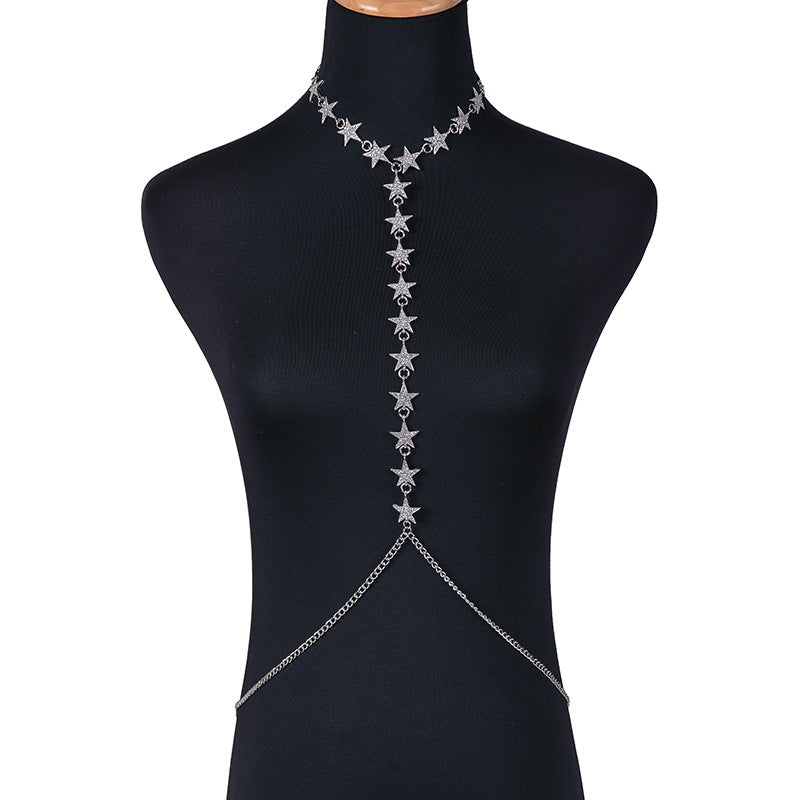 Flashy Starry Body Chain