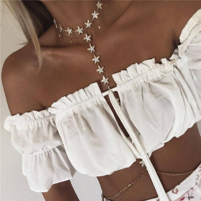 Flashy Starry Body Chain