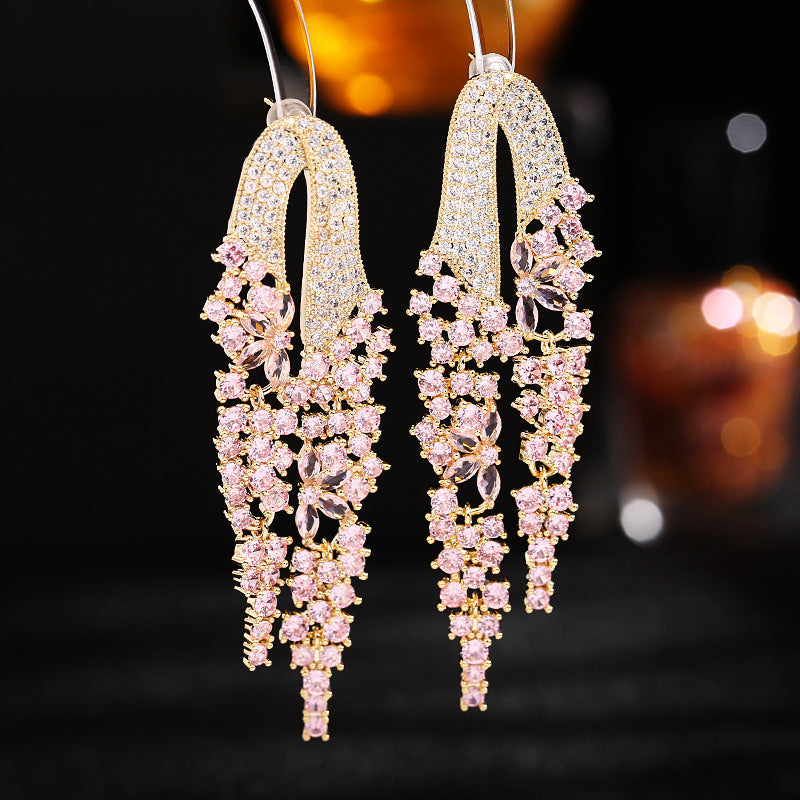 French Elegant Long Earrings