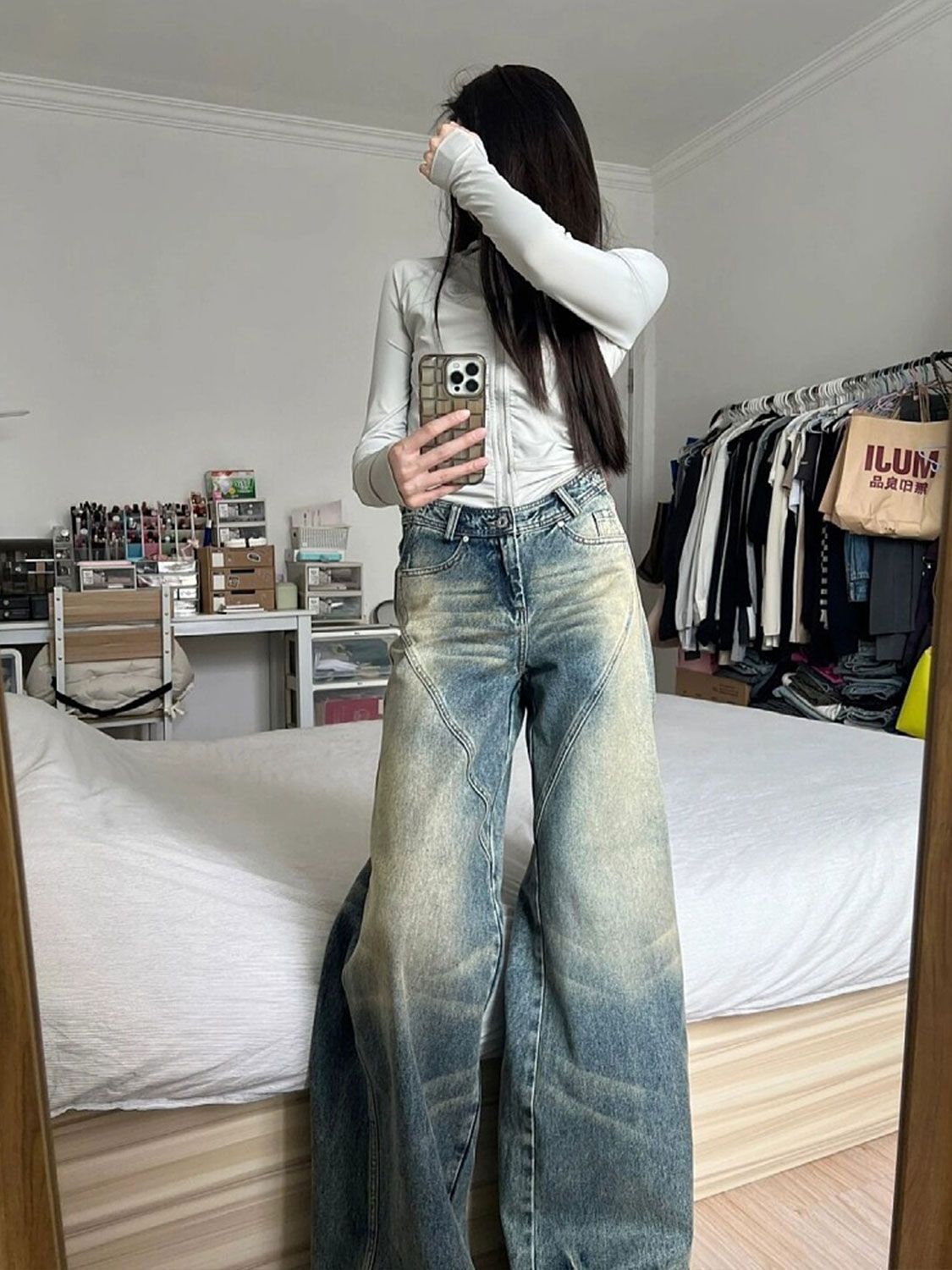 American Retro Hot Girl Low Rise 90’s Street Jeans