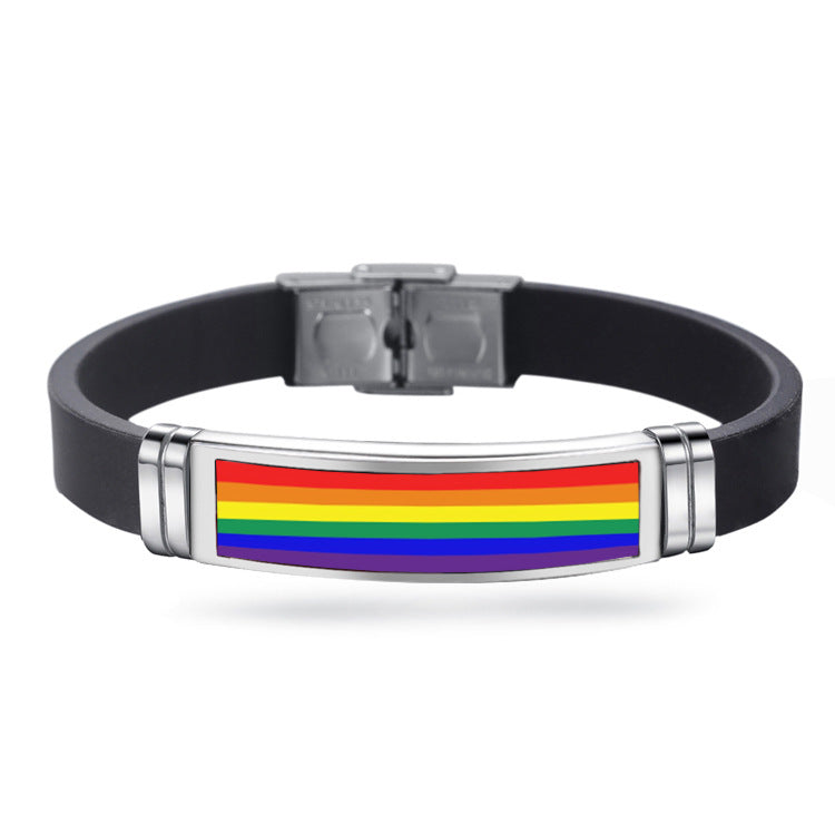 Rainbow Bracelet Buckle Bracelet