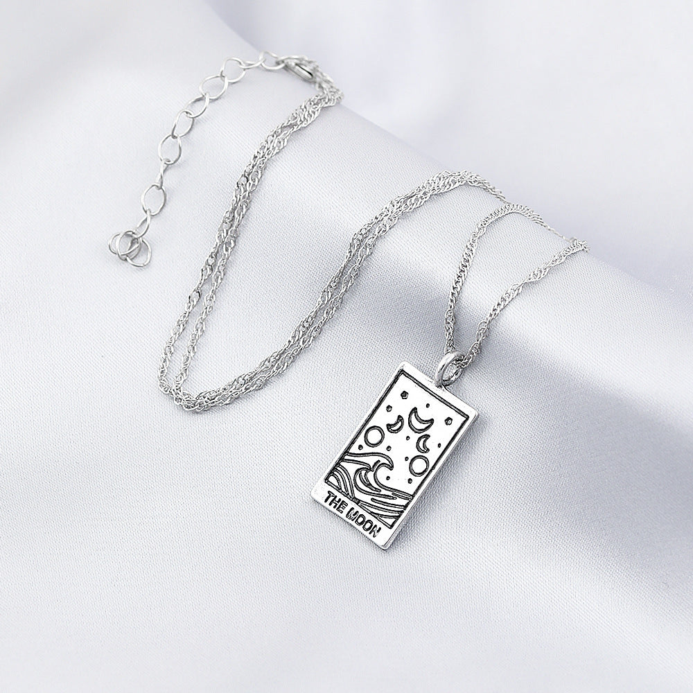 Natures Tarot Card Style Retro Necklaces