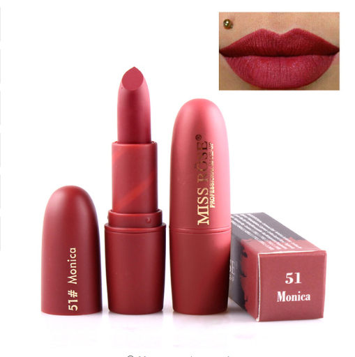 Miss Rose Moisturizing Comfort Matte Long Lasting Low Fade Lipstick