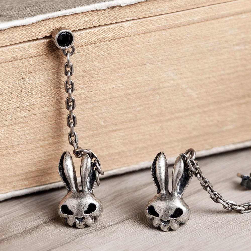 Evil Bunny Drop Earrings