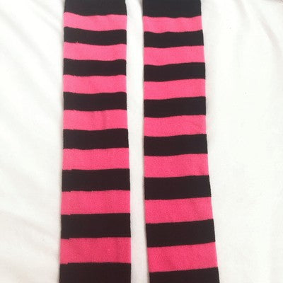 New Hot Various Color Striped Knee Socks Streetwear