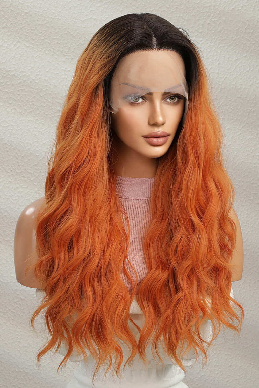 13x2 Lace Front Synthetic Wig – Long Wavy 24-Inch, 150% Density