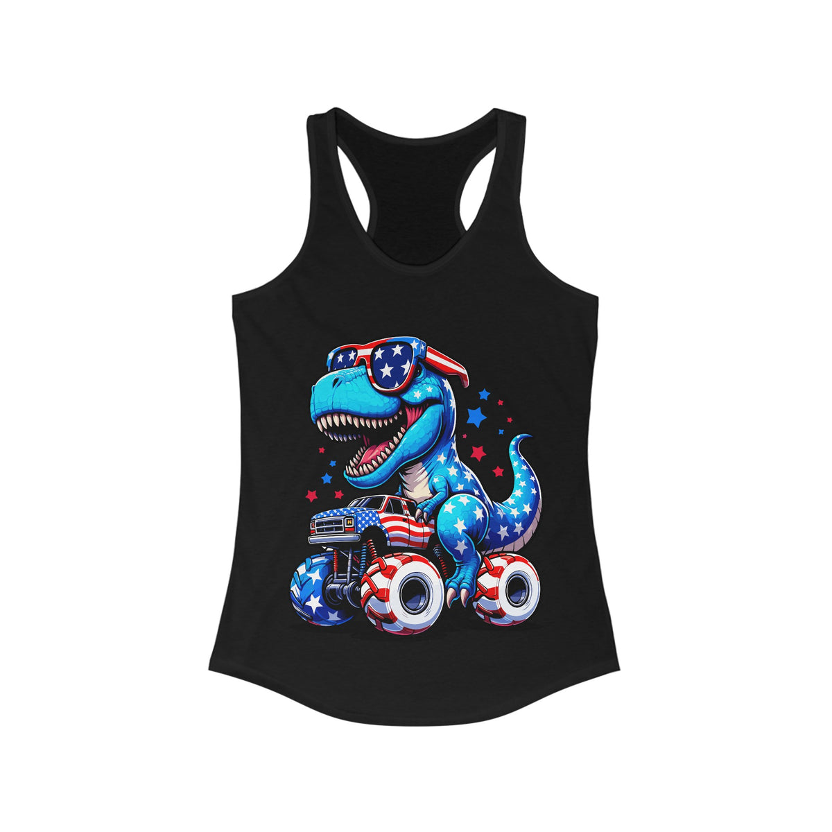 Monster Truck TRex Women's Ideal Racerback Tank