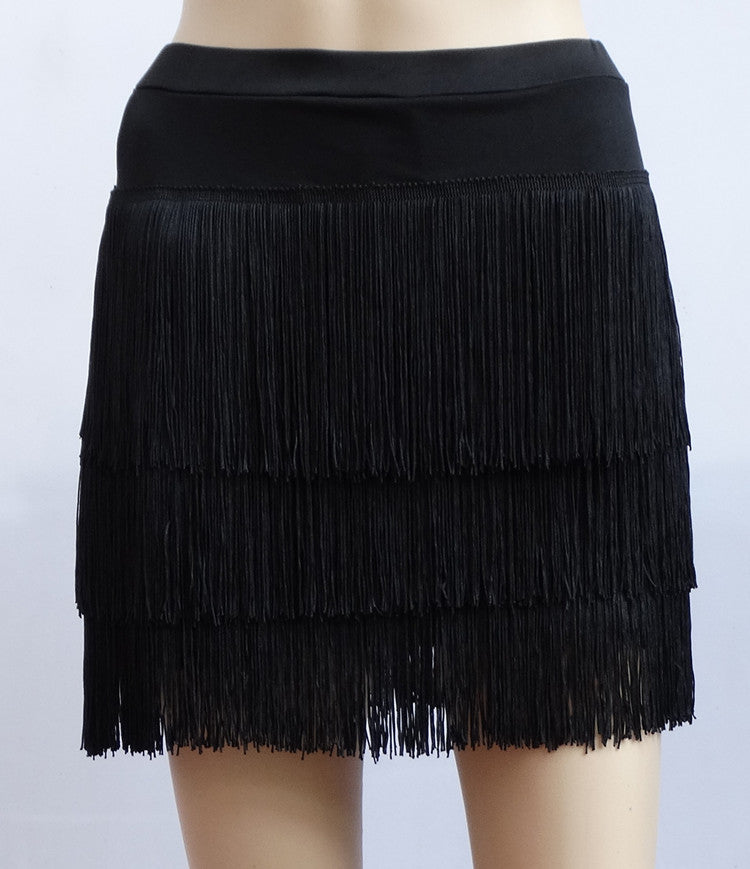 Fringe it Up Latin Dance Skirt