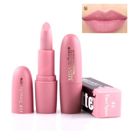 Miss Rose Moisturizing Comfort Matte Long Lasting Low Fade Lipstick