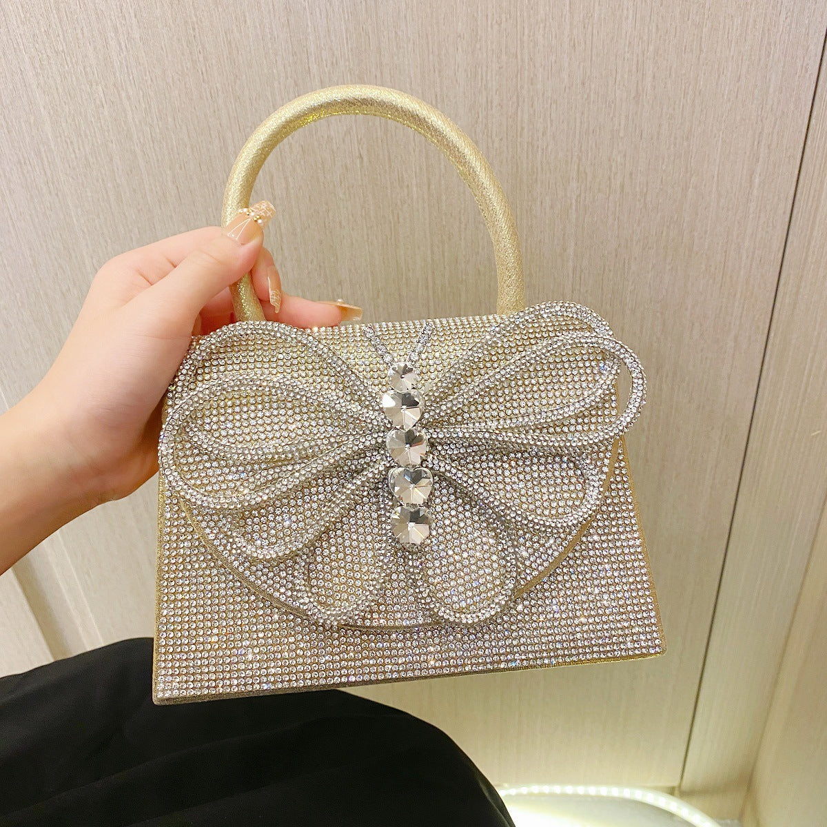 Women's Butterfly Embellishment Fashion Rhinestone Evening Bag